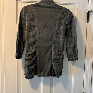 XCVI mixed media blazer size S